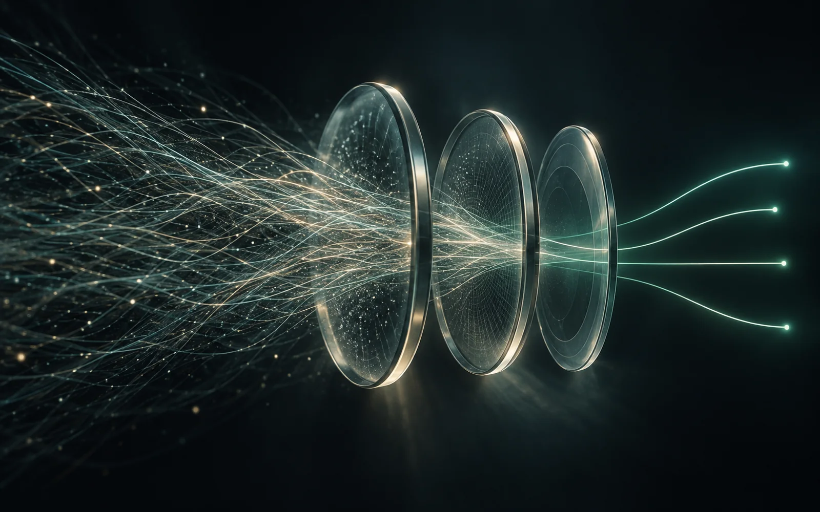 Layered analytical lenses filtering complex market information